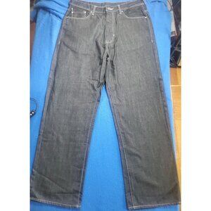 Ecko Unlimited Baggy-Fit Vintage Y2K Denim Black Jeans Pants Men's Size 36